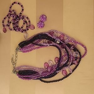 Sassy Jones Purple Malia Set